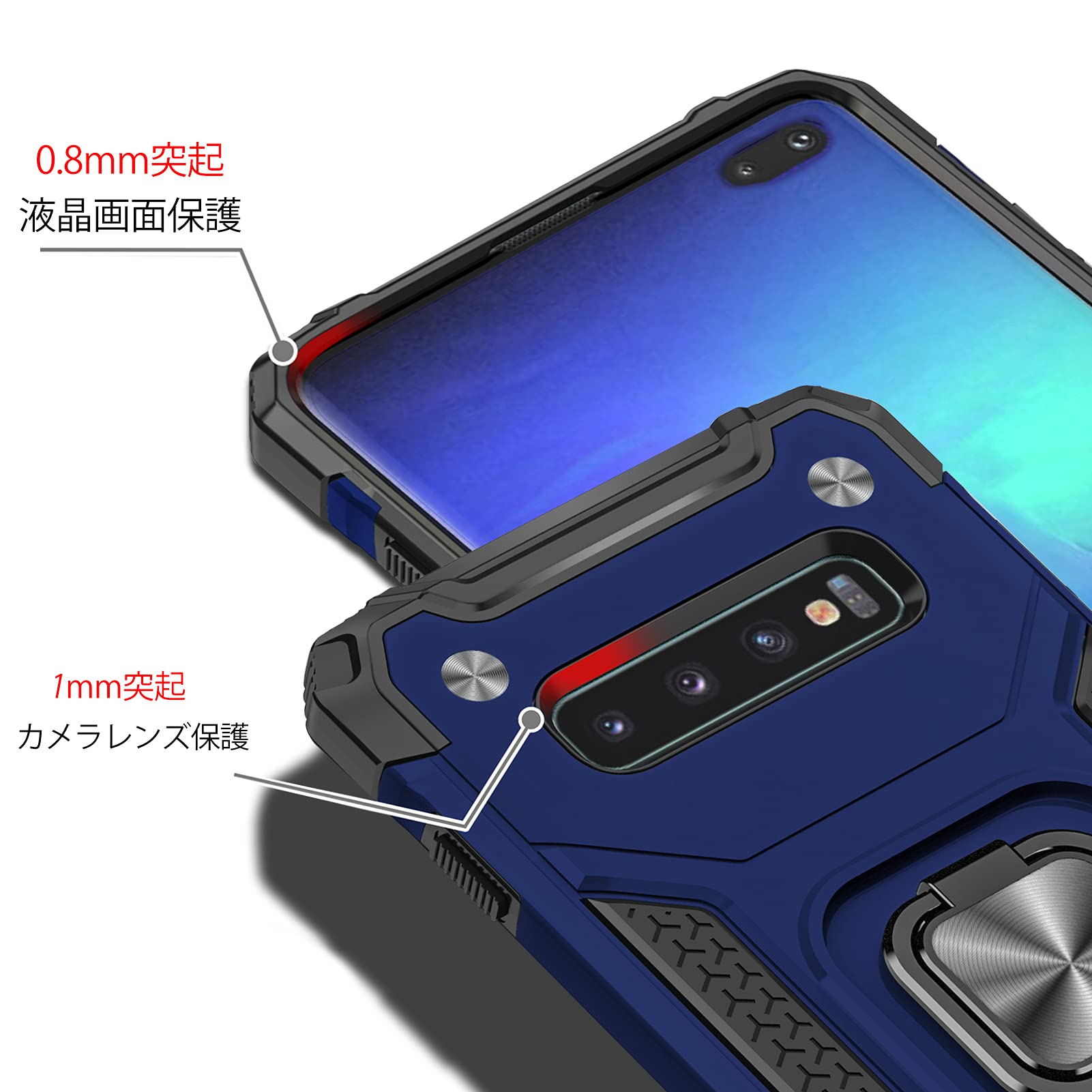Amazon.co.jp: KUJQOC ケース 対応 Galaxy S10 Plus 用のケース 耐衝撃